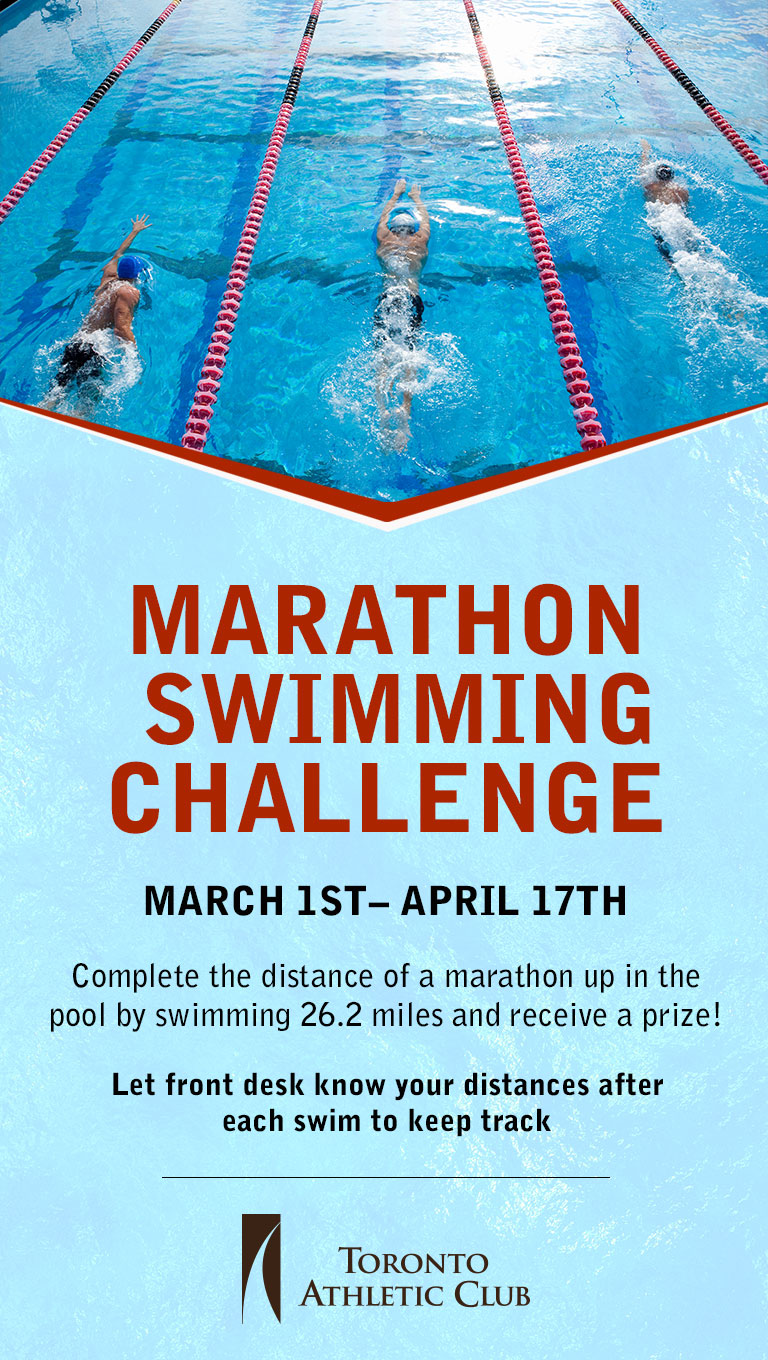 Marathon Swimming Challenge - March 1st - April 17th